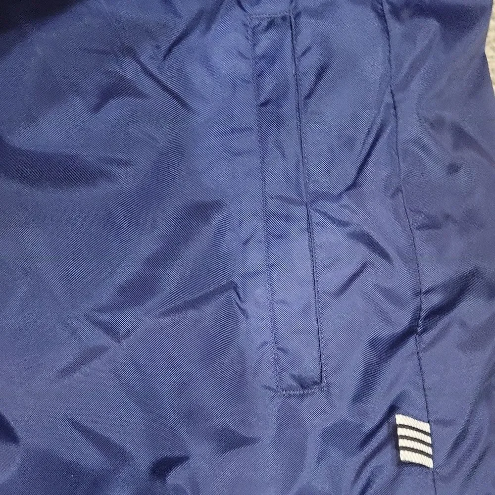 EUC Vintage Adidas men's reversible windbreaker fleece rain jacket coat like new